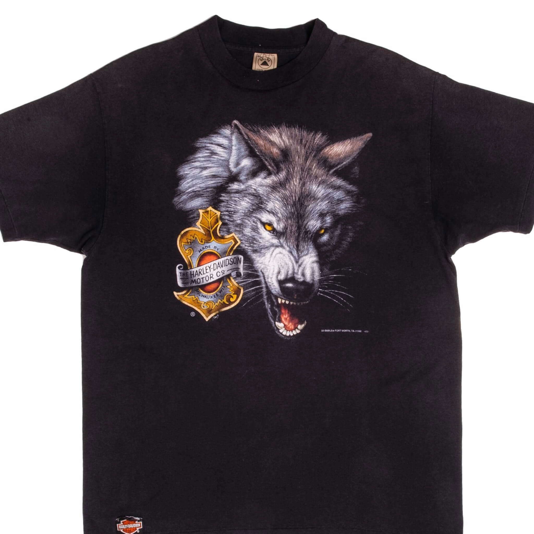 Pocket Design Fun and Relaxed VINTAGE 3D EMBLEM HARLEY DAVIDSON CALFORNIA TEE SHIRT LARGE MADE USA 1992