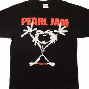 VINTAGE PEARL JAM TEE SHIRT 1994 SIZE MEDIUM MADE IN USA Sporty Active Wear