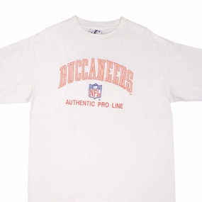 Odor Resistant Material VINTAGE NFL TAMPA BAY BUCCANEERS 1990S EMBROIDERED TEE SHIRT LARGE MADE IN USA