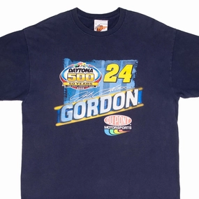 VINTAGE NASCAR JEFF GORDON DUPONT DAYTON 500 2008 TEE SHIRT SIZE XL Bold Style