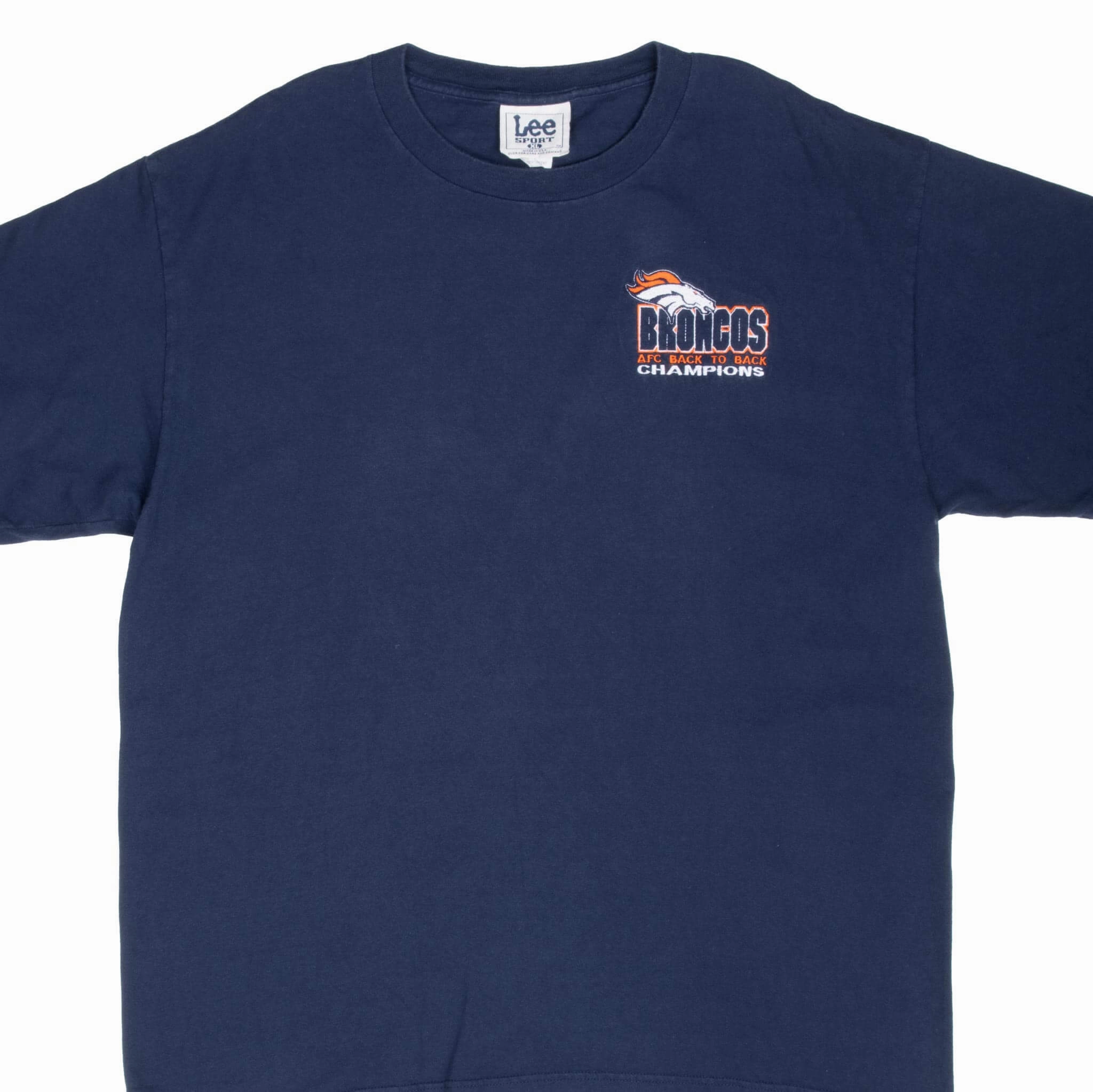 VINTAGE NFL DENVER BRONCOS EMBROIDERED 1998 TEE SHIRT XL Comfortable Fit Wear