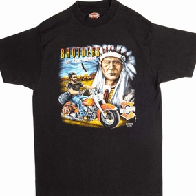 VINTAGE 3D EMBLEM HARLEY DAVIDSON TEE SHIRT 1990 SIZE MEDIUM MADE IN USA Chilly Day Essentials