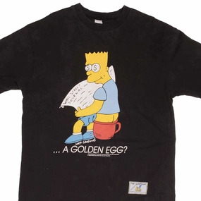 Comfort Design VINTAGE THE SIMPSONS BART A GOLDEN EGG TEE SHIRT 1998 SIZE LARGE
