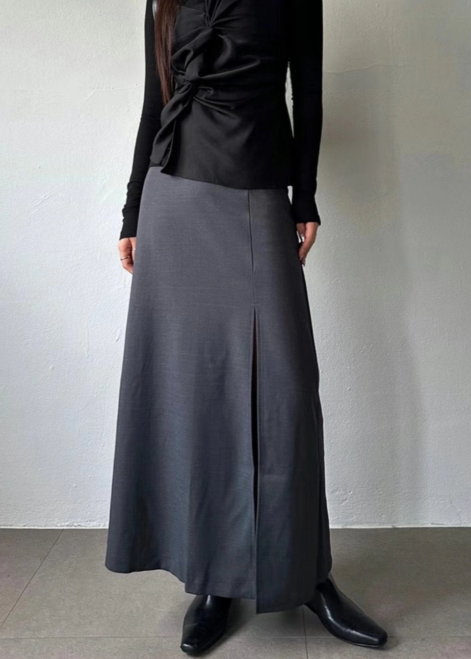 1208 Constance Slit Skirt Minimal Design