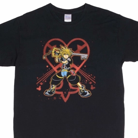 VINTAGE KINGDOM OF HEARTS SORA 2000S TEE SHIRT SIZE LARGE Breathable mesh lining