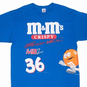 VINTAGE NASCAR ERNIE IRVAN #36 M&MS 1999 TEE SHIRT SIZE 2XL Chic Fashion