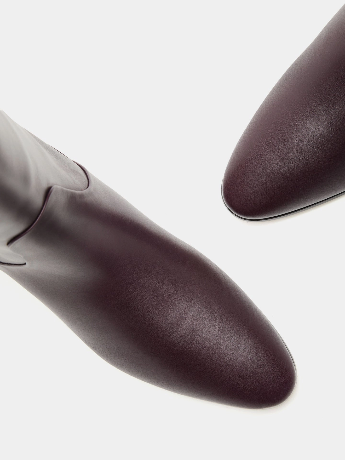 Allegra Riding Boot / Plum Leather Flexible Frame Remote Hiking