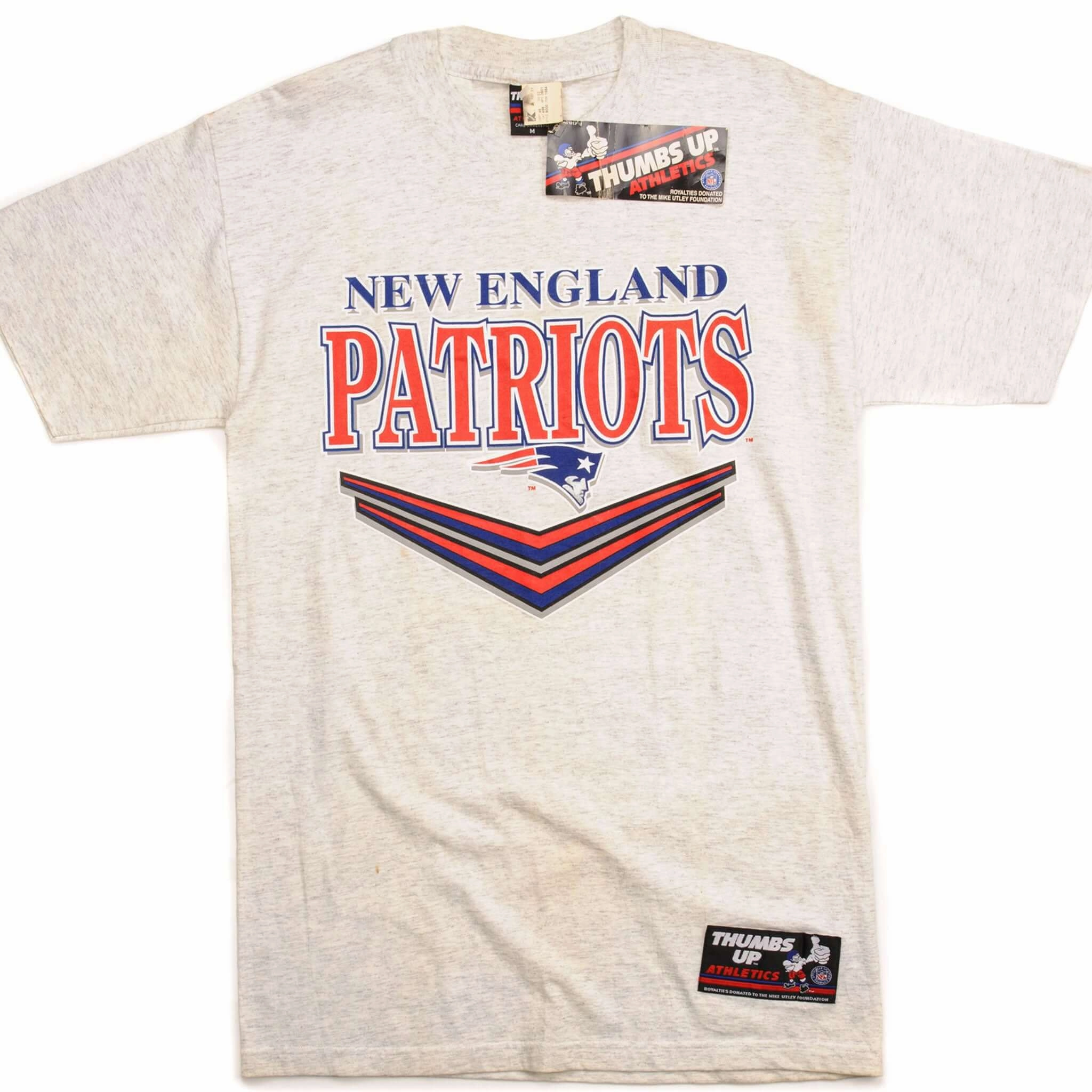 funky Cool Style VINTAGE NFL NEW ENGLAND PATRIOTS TEE SHIRT 1990S SIZE MEDIUM MADE IN USA