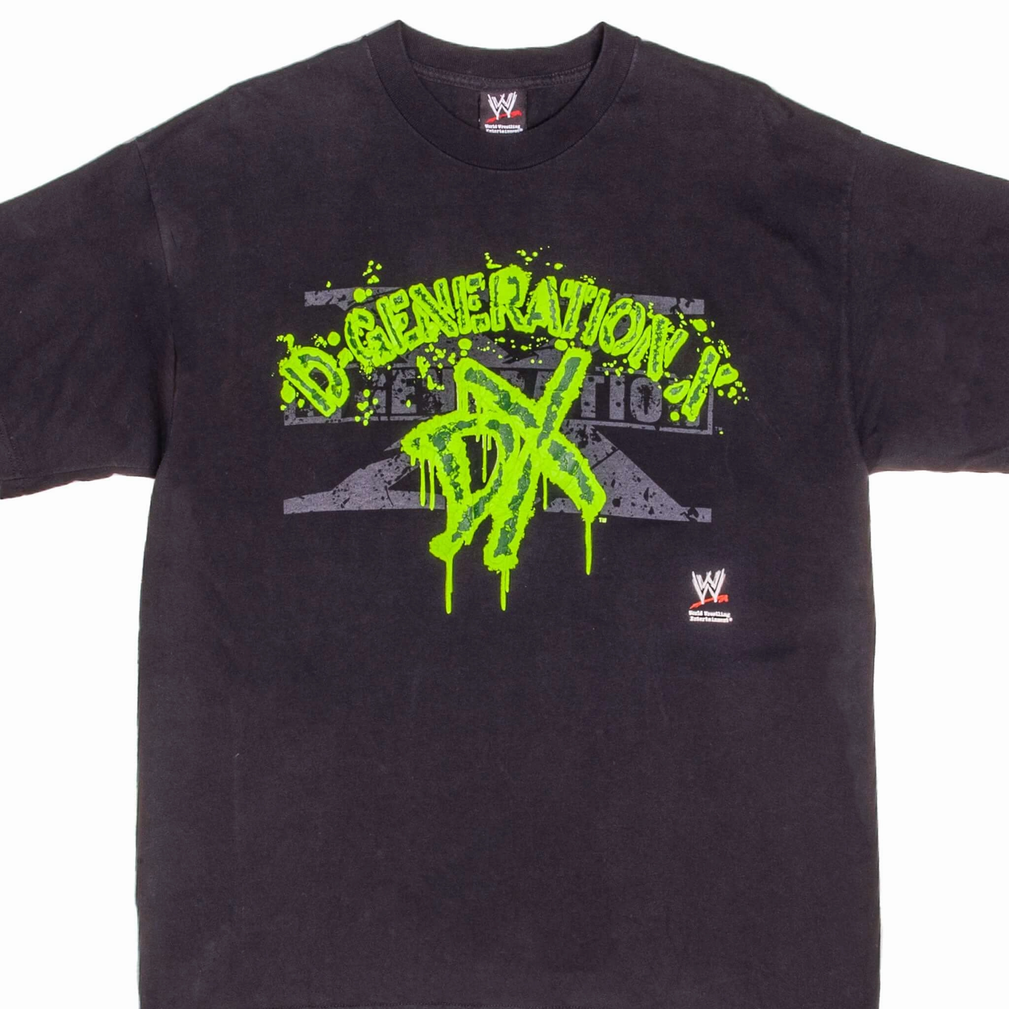 Active Layering VINTAGE WWE WWF D GENERATION X 3D PRINT TEE SHIRT 2007 LARGE