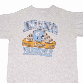 Playful Vibes VINTAGE UNC NORTH CAROLINA TARHEELS PEACH BOWL CHAMPS TEE SHIRT 1993 SIZE XL