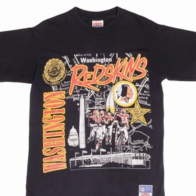Universal Silhouette VINTAGE NFL WASHINGTON REDSKINS 1990S TEE SHIRT SIZE MEDIUM MADE IN USA