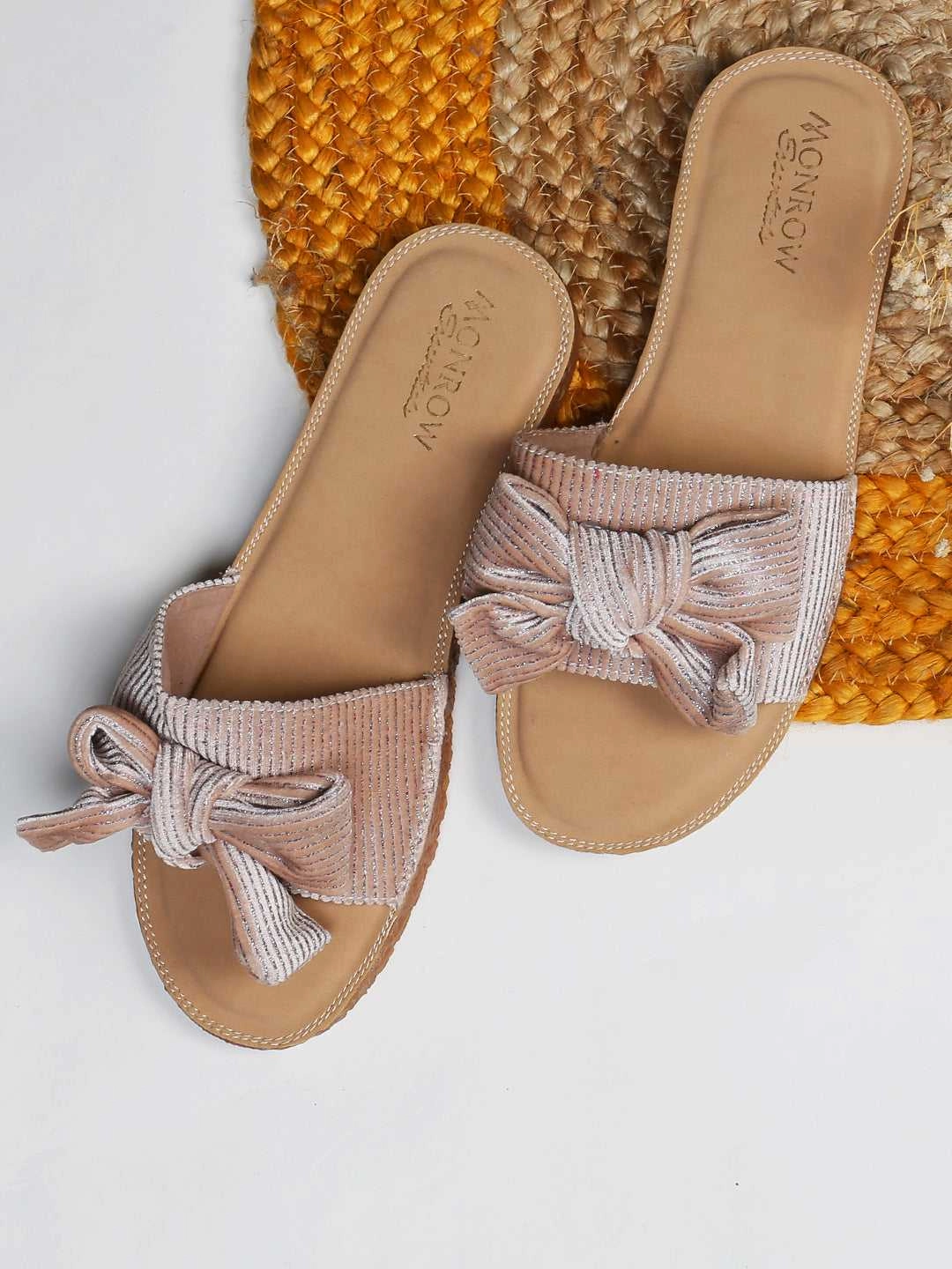 Arielle Beige Flats Fashion Travel Shoes Stylish Summer Shoes