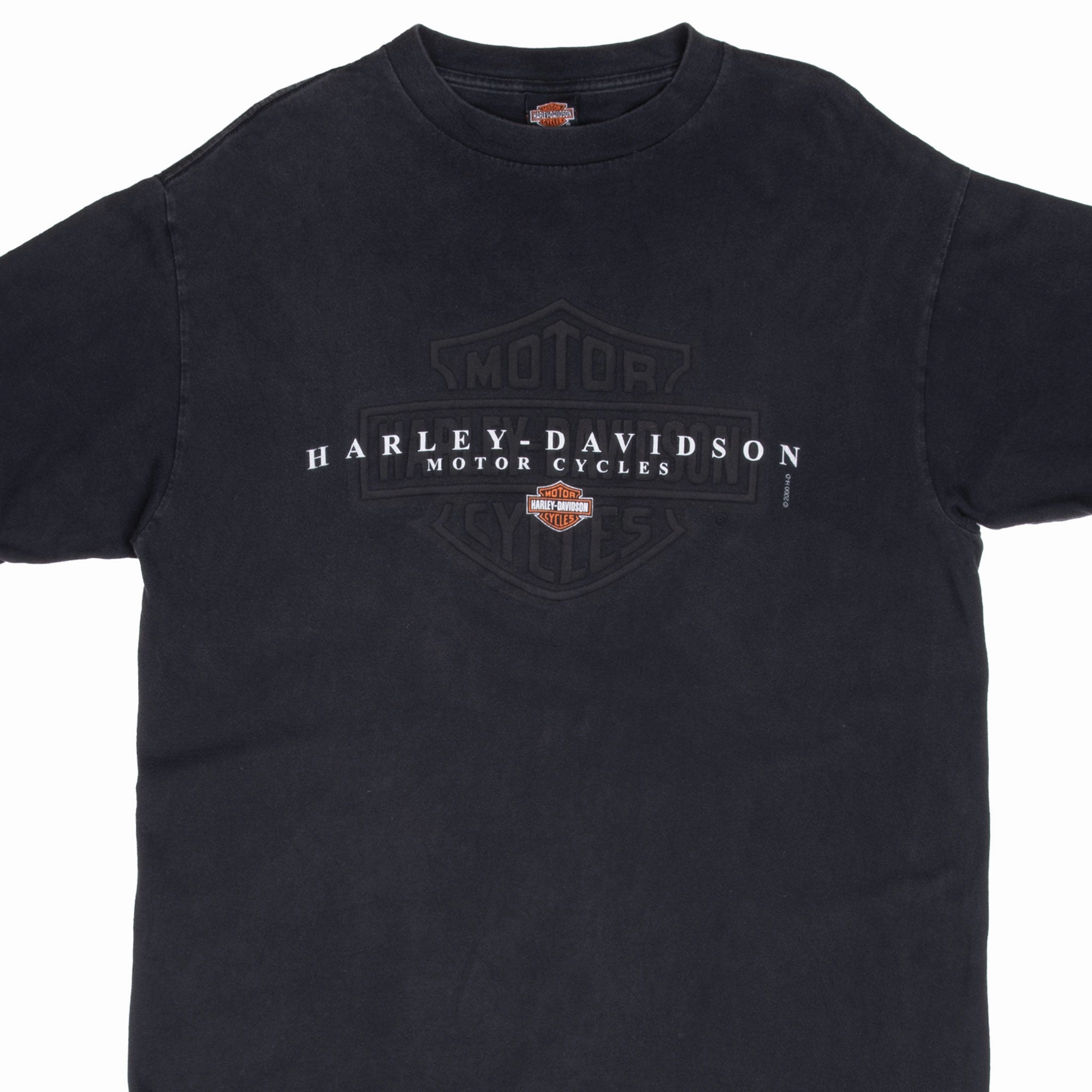 VINTAGE HARLEY DAVIDSON RAPID CITY SOUTH DAKOTA 2000 TEE SHIRT LARGE MADE IN USA Beachwear