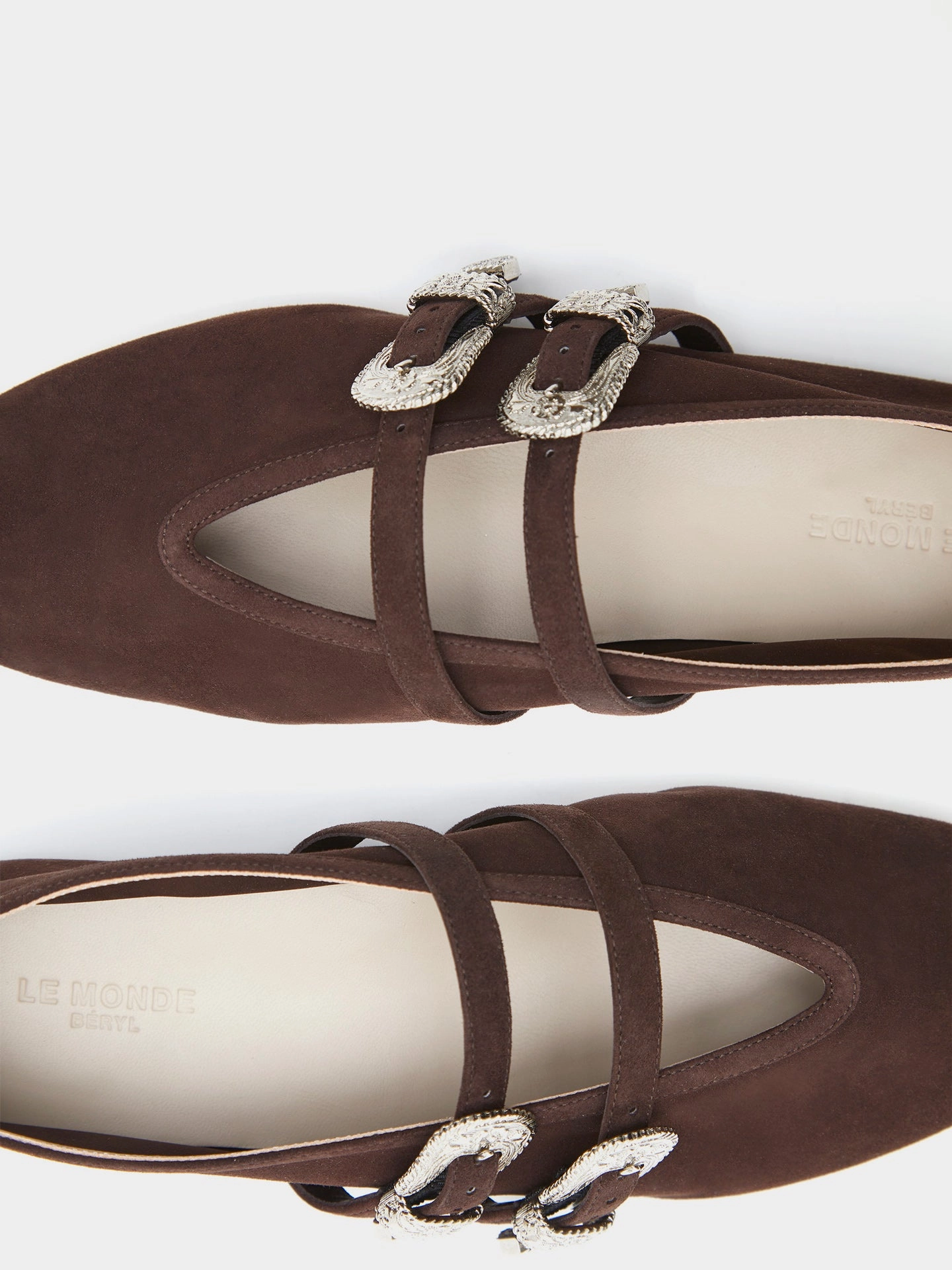 Weekend Style Indoor Ballet Claudia Slipper / Chocolate Suede