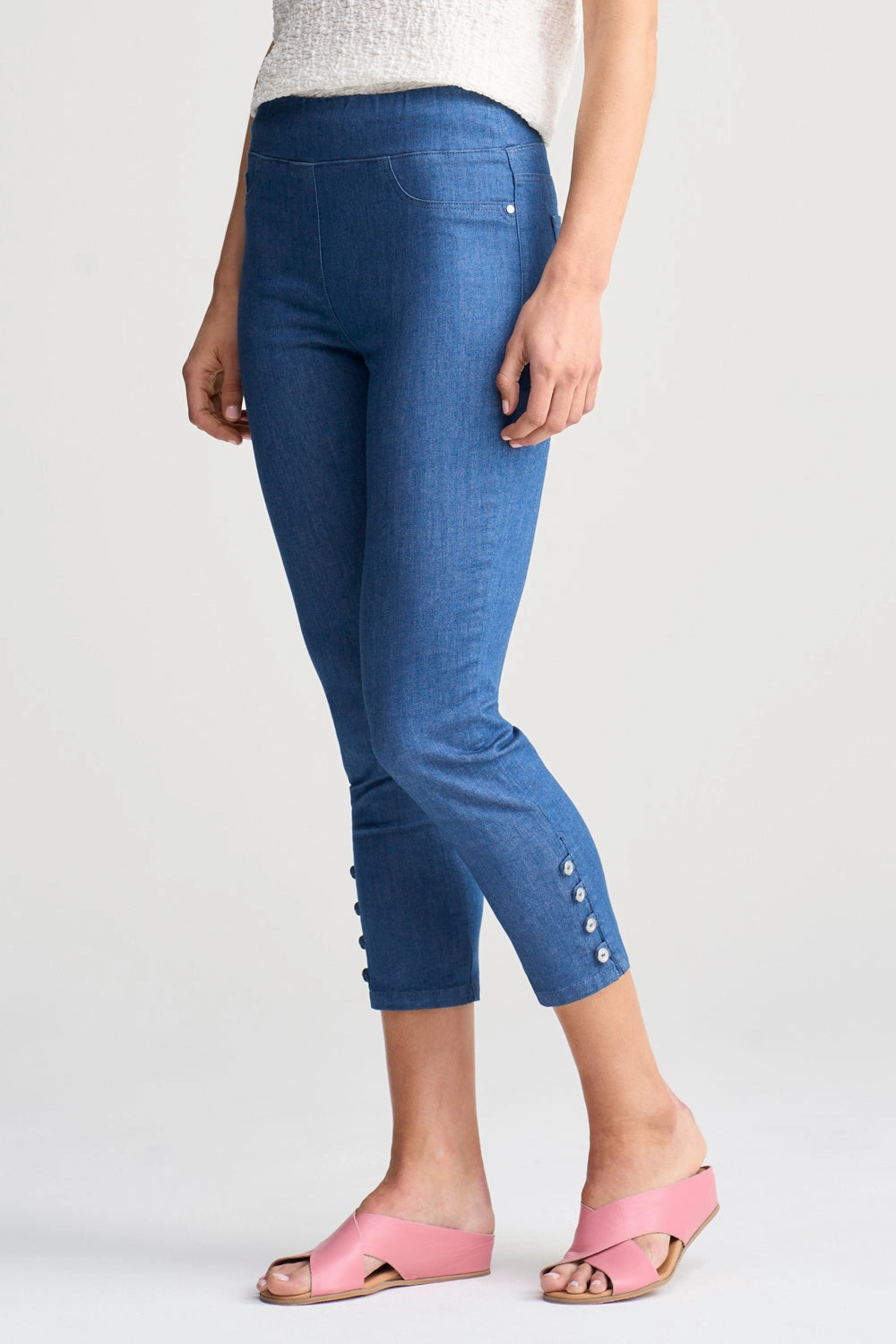 Bengajean? 7/8th Button Detail - Ultramarine Lightweight Flex Day Wear