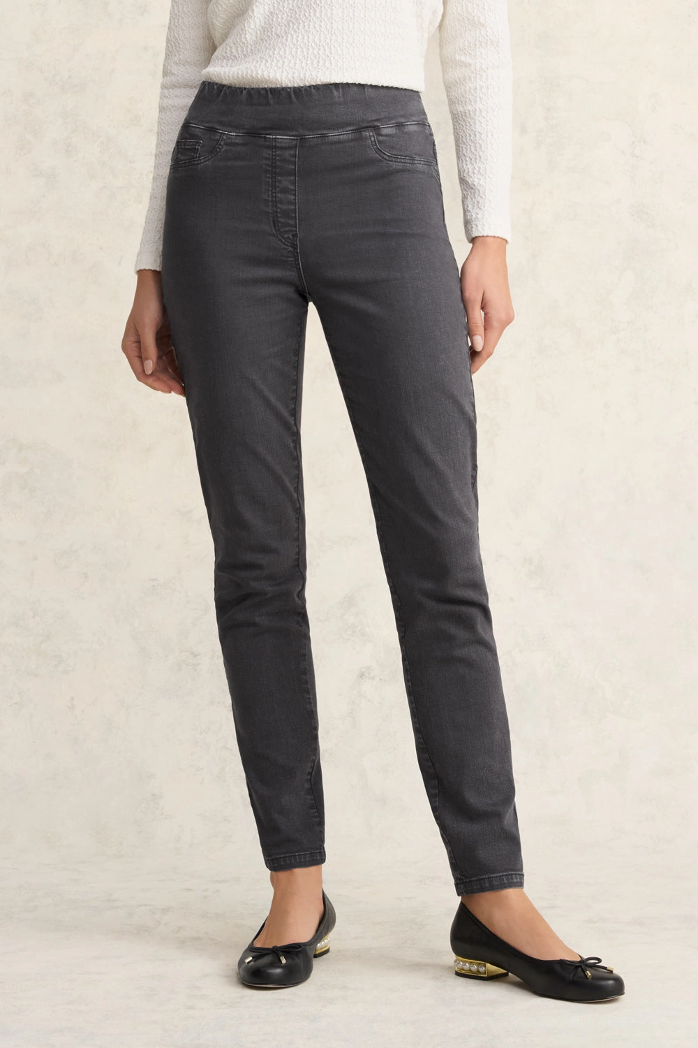 OdorResistant Bengajean? Full Length Skinny Leg - Grey Wash