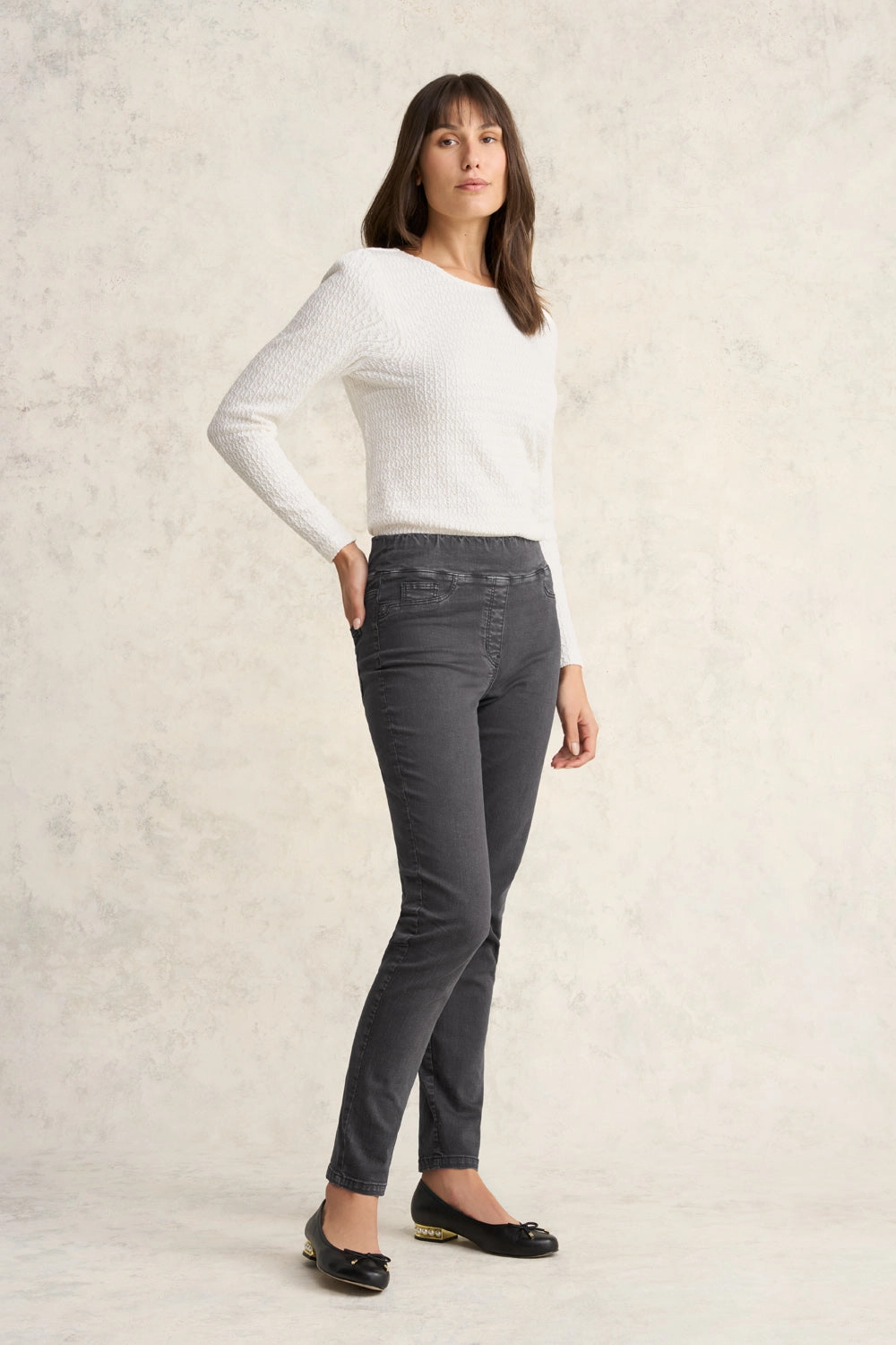 Relaxed Wear Bengajean? Full Length Skinny Leg - Grey Wash