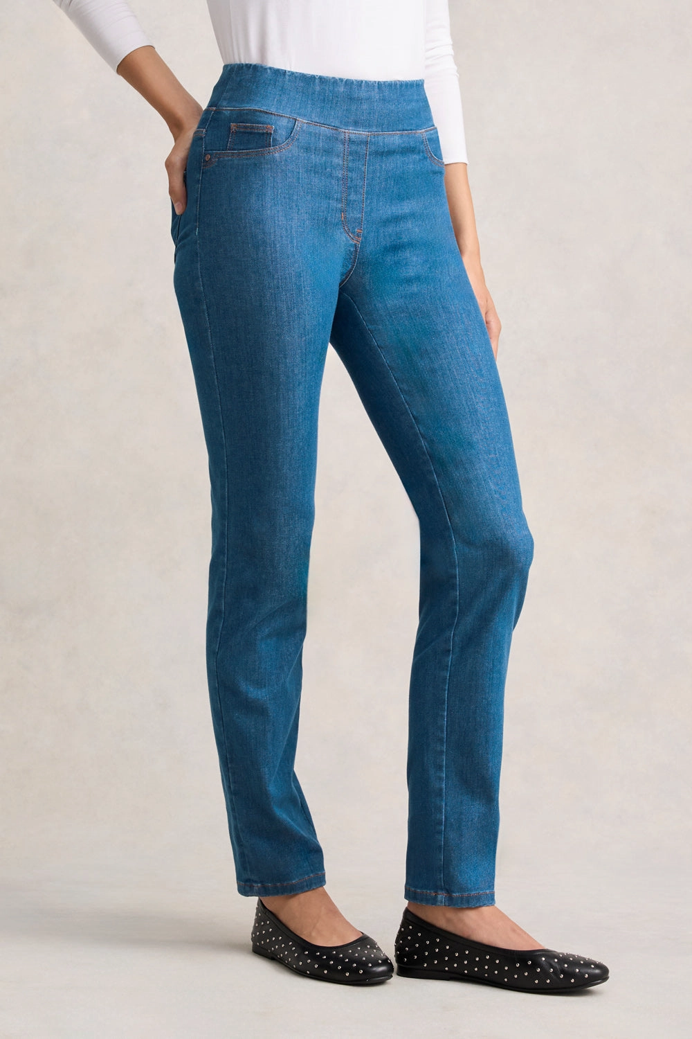 Stylish Fit Bengajean? Full Length Straight Leg - Indigo Mid Wash
