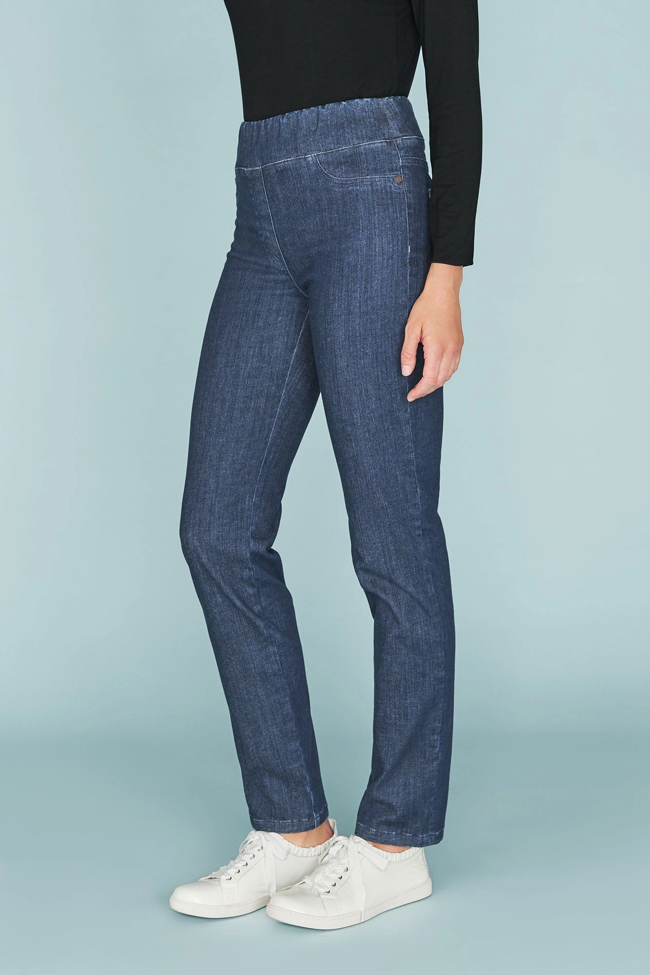 Full Coverage Bengajean? Full Length Straight Leg - Indigo Rinse