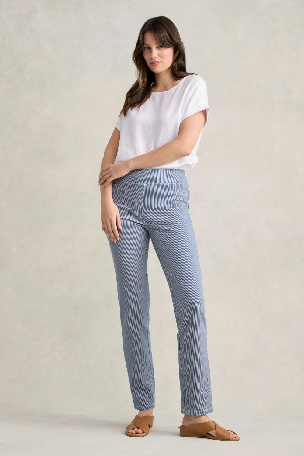 Bengajean? Full Length Straight Leg - Nautical Stripe Universal Fit System Day-to-Day Wear