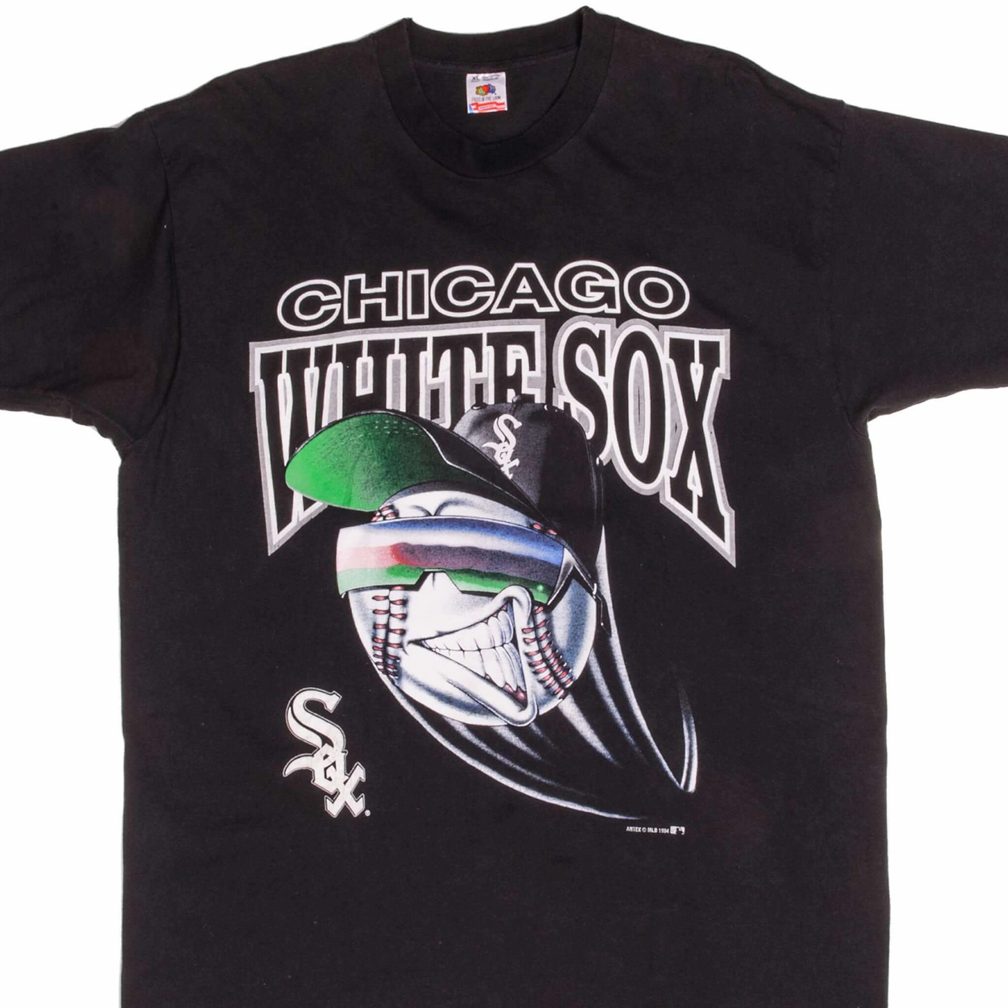 Tagless Design VINTAGE MLB CHICAGO WHITE SOX TEE SHIRT 1994 XL MADE USA