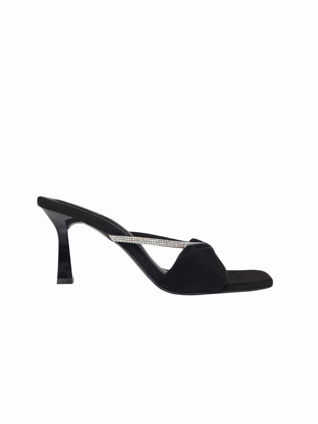 Pointed Toe Shoes Evening Pumps Margaret Black Kitten Heels