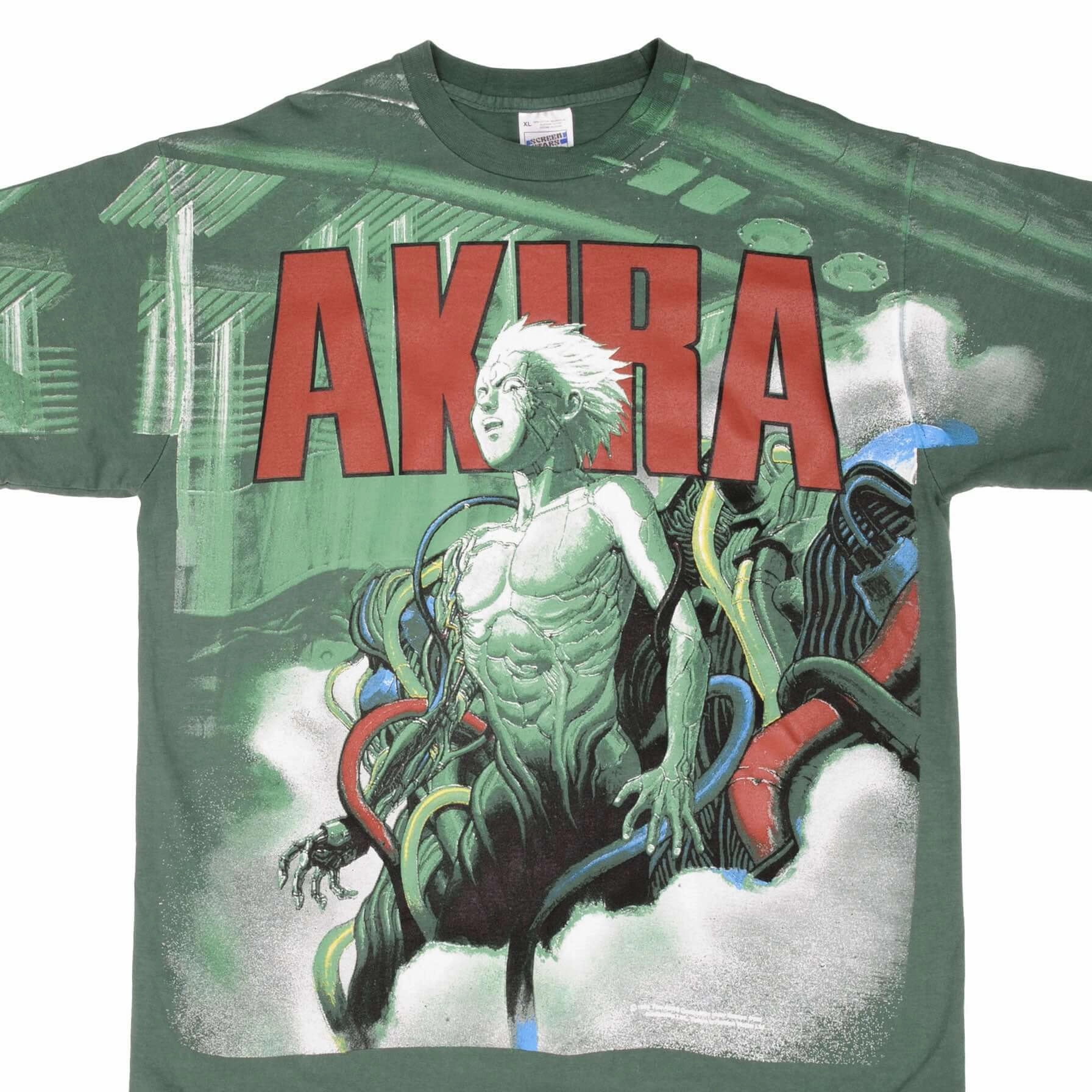 Relaxed Flex Luxury clothing BOOTLEG AKIRA ALL OVER PRINT 1988 TEE SHIRT SIZE XL SINGLE STITCH