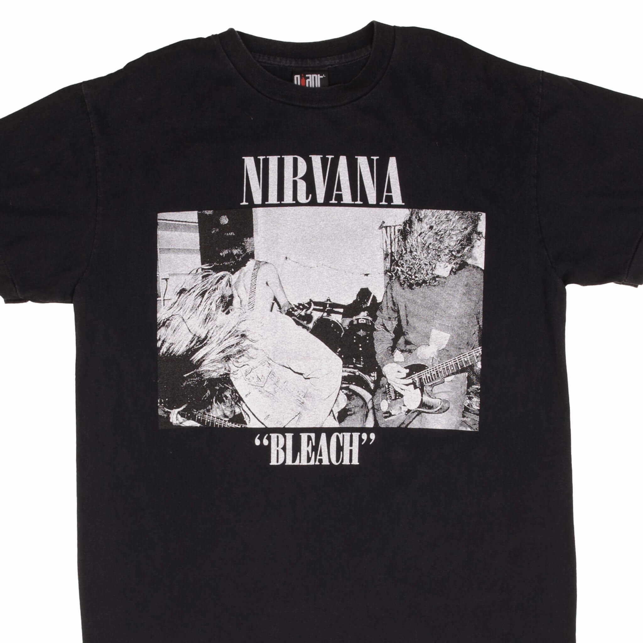 BOOTLEG NIRVANA BLEACH SUB POP TEE SHIRT SIZE LARGE MADE IN USA SINGLE STITCH Zip Up