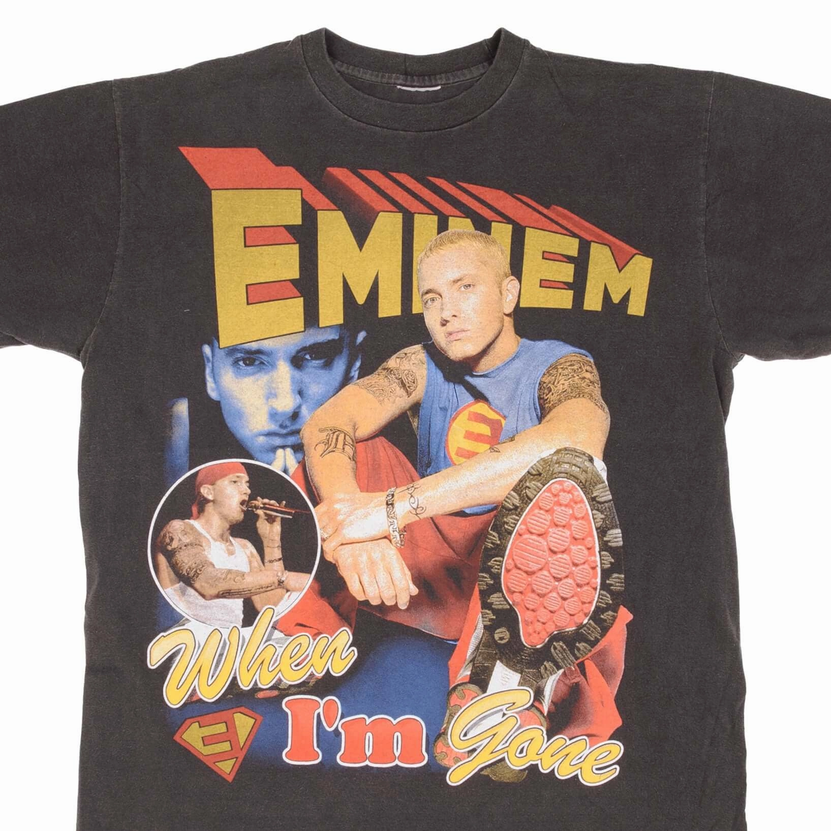 BOOTLEG RAP TEE SHIRT EMINEM WHEN IM GONE SUPERMAN SIZE XL SINGLE STITCH Outdoor Activity Trendy Fabric