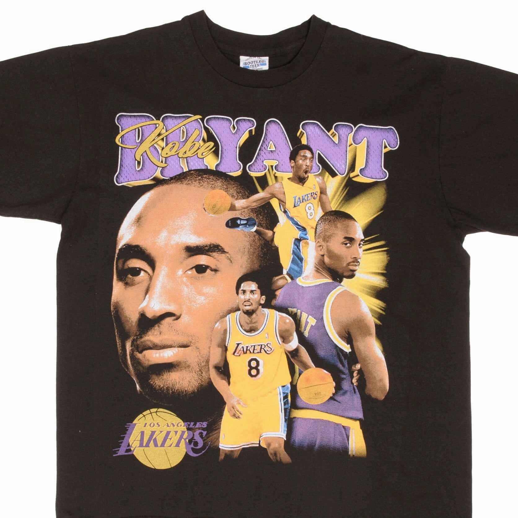Low Impact Processing BOOTLEG TEE SHIRT NBA KOBE BRYANT LOS ANGELES LAKERS SIZE XL SINGLE STITCH