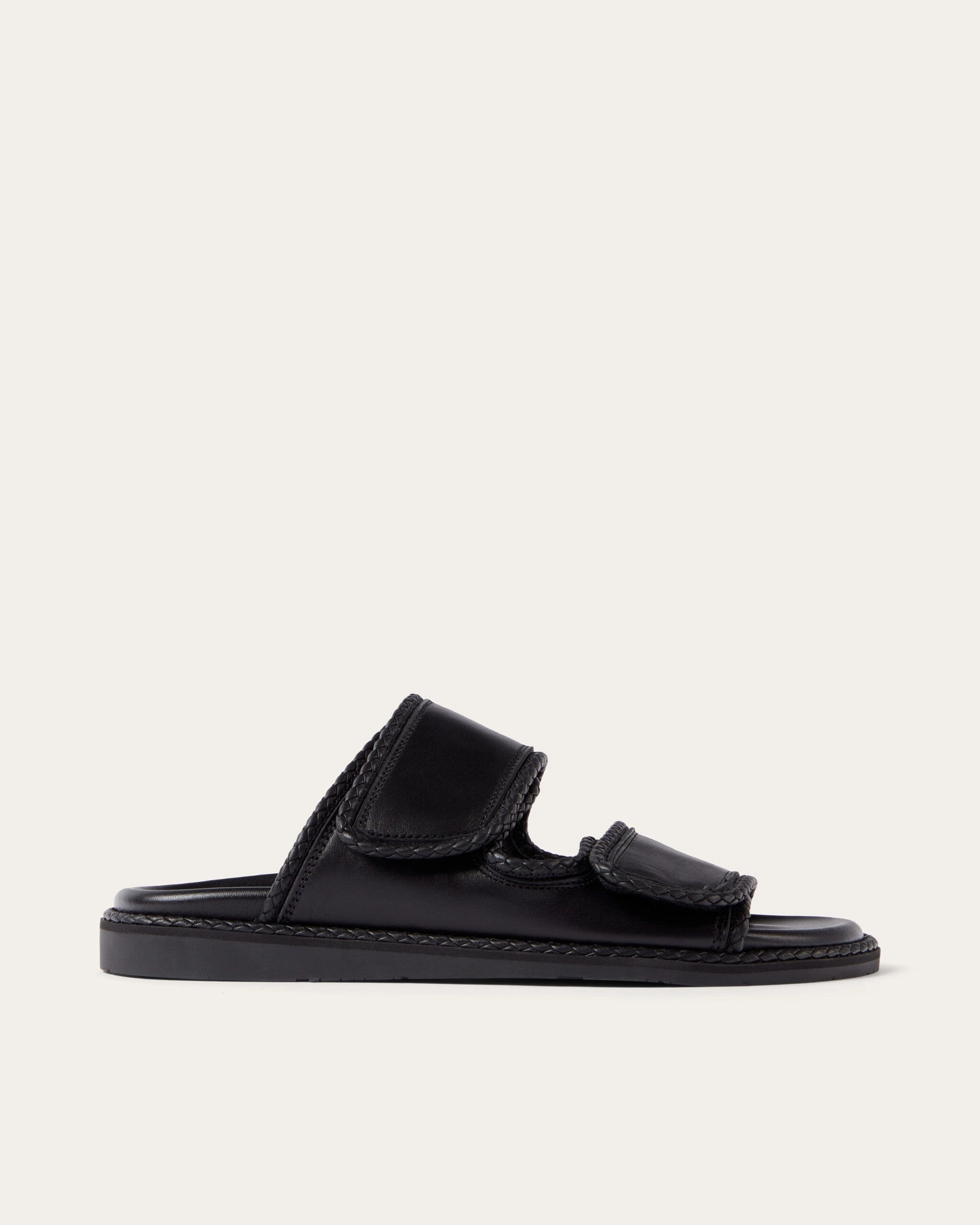 Drink Glow Smooth Fit Braided Slide, Black