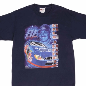 VINTAGE NASCAR DALE JARRETT 1990S TEE SHIRT SIZE XL Prom Heat Transfer Printing