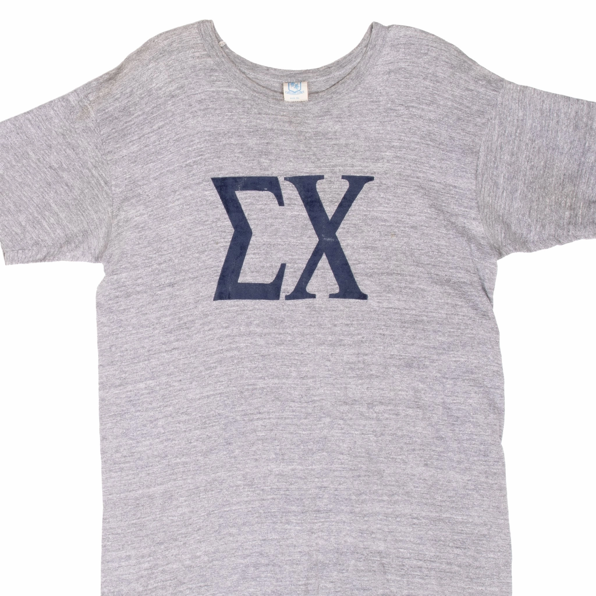 Casual Flex Chic Fashion VINTAGE SIGMA CHI FRATERNITY TEE SHIRT 1980S MEDIUM