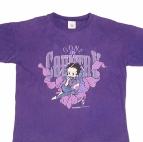 VINTAGE BETTY BOOP GONE COUNTRY TEE SHIRT 1994 SIZE XL Stylish Comfort