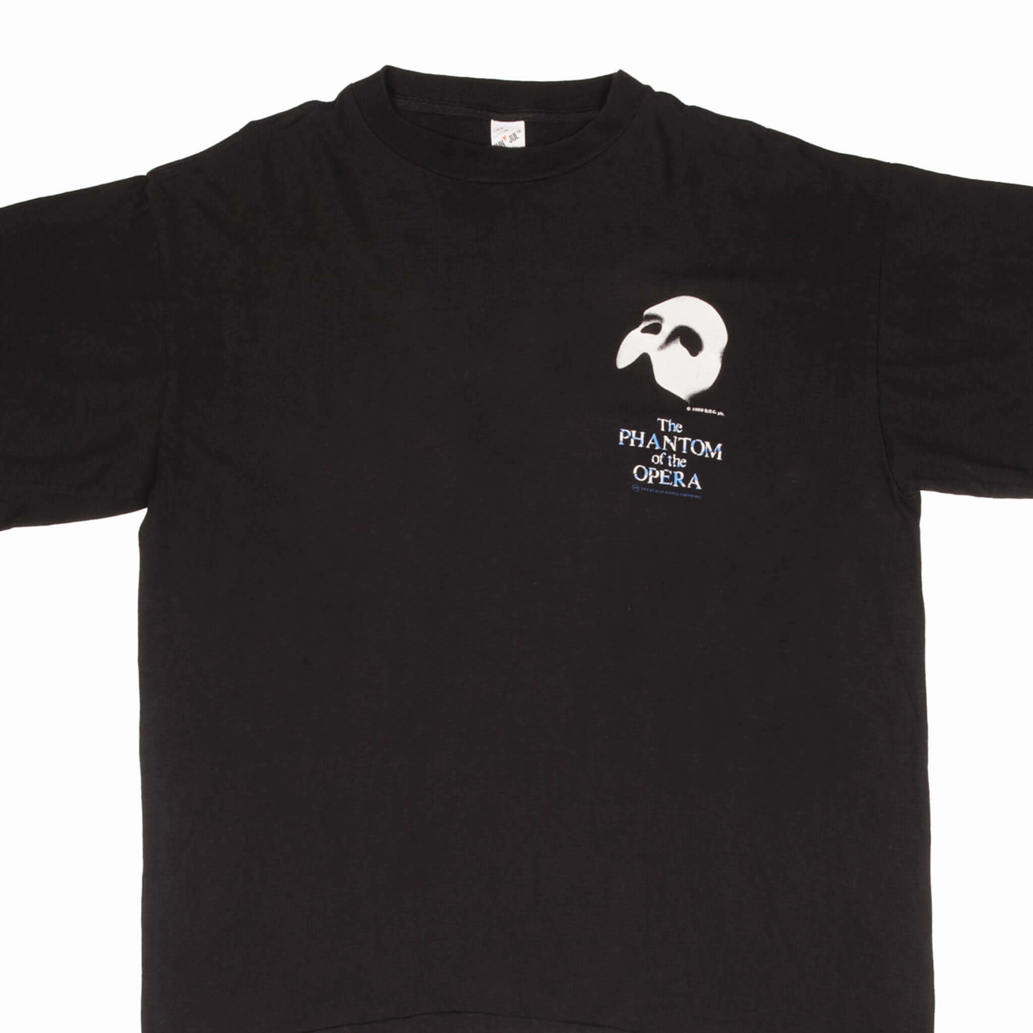 VINTAGE THE PHANTOM OF THE OPERA TEE SHIRT 1986 SIZE LARGE Comfort Design Fit Light Stretch