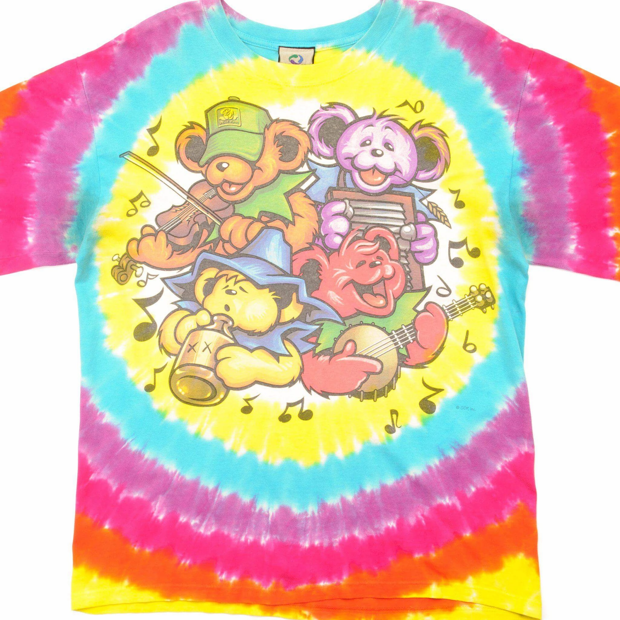 Soft Finish Sport Fit VINTAGE THE GRATEFUL DEAD TEE SHIRT TIE DYE SIZE MEDIUM 1990s