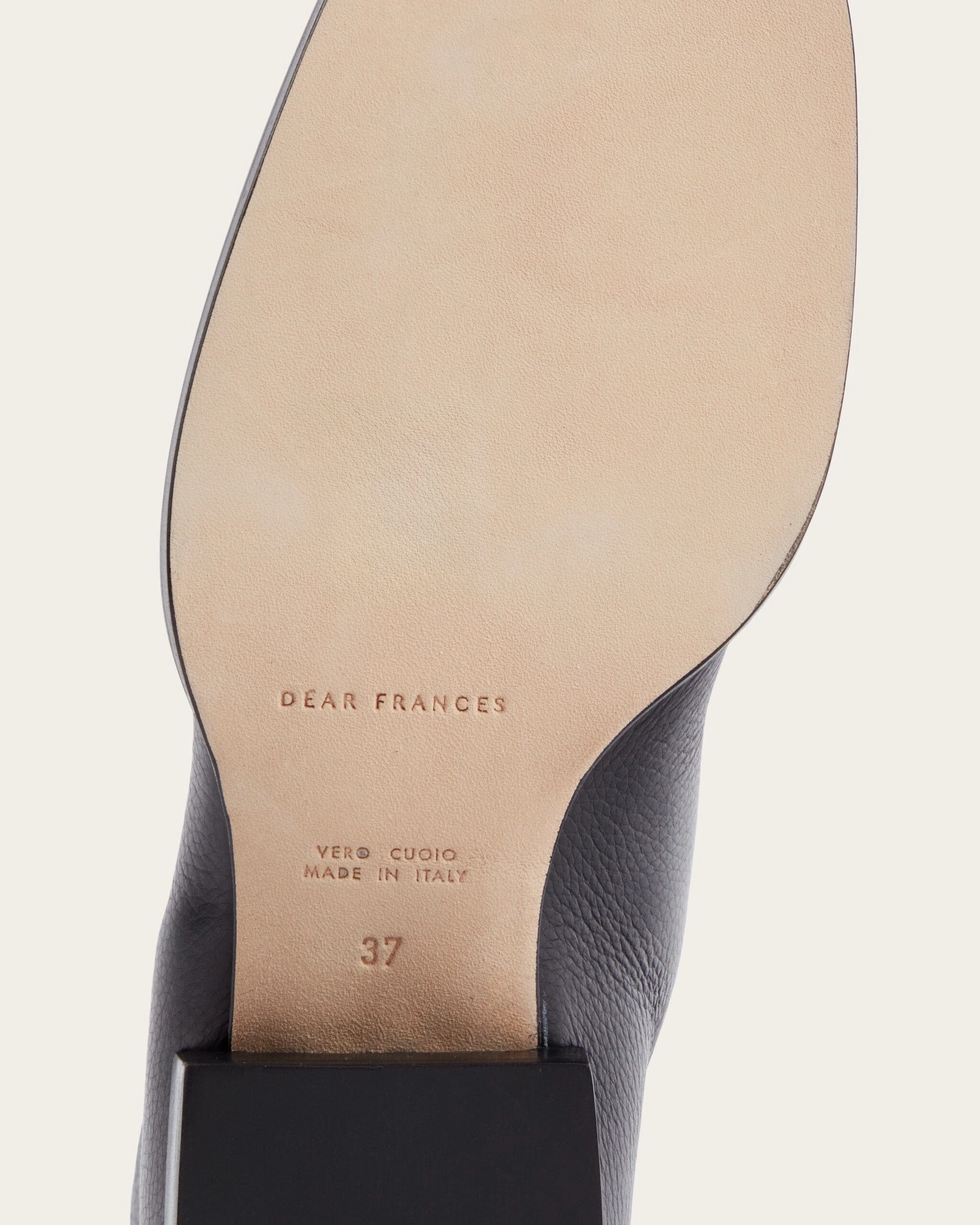 Soft Material Open Toe Cade Boot, Black