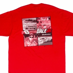 VINTAGE NASCAR DALE EARNHARDT JR BUDWEISER TEE SHIRT 2007 SIZE XL harmonious