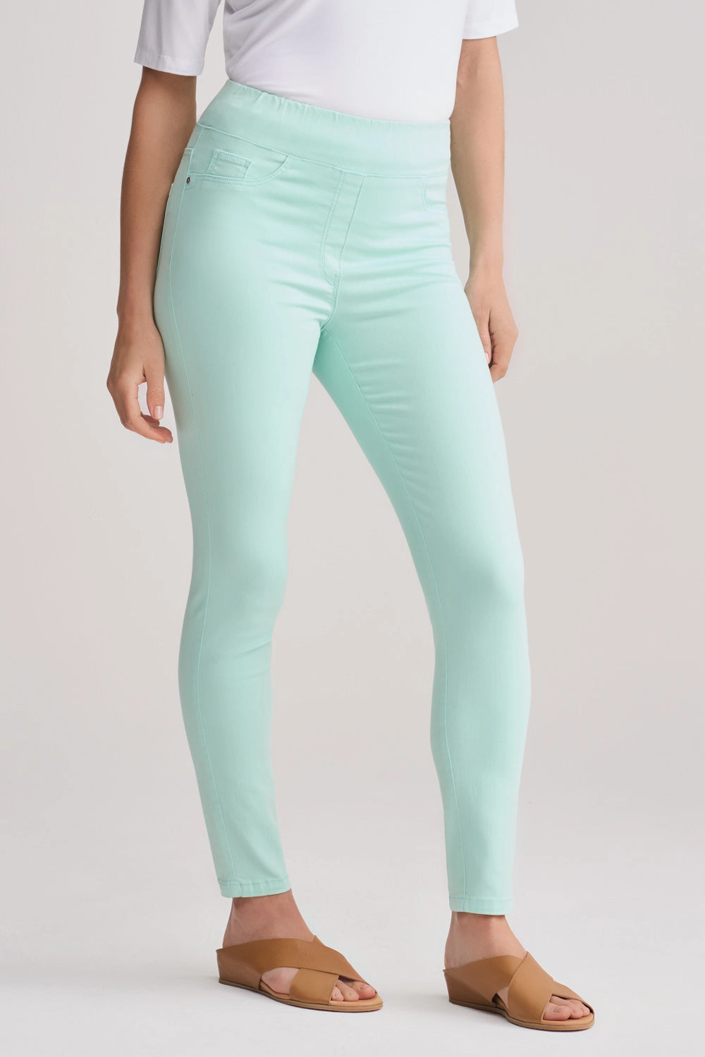 Seasonal Wear Breathable Wear Fit Bengajean? 7/8 Skinny Leg - Sweet Lime