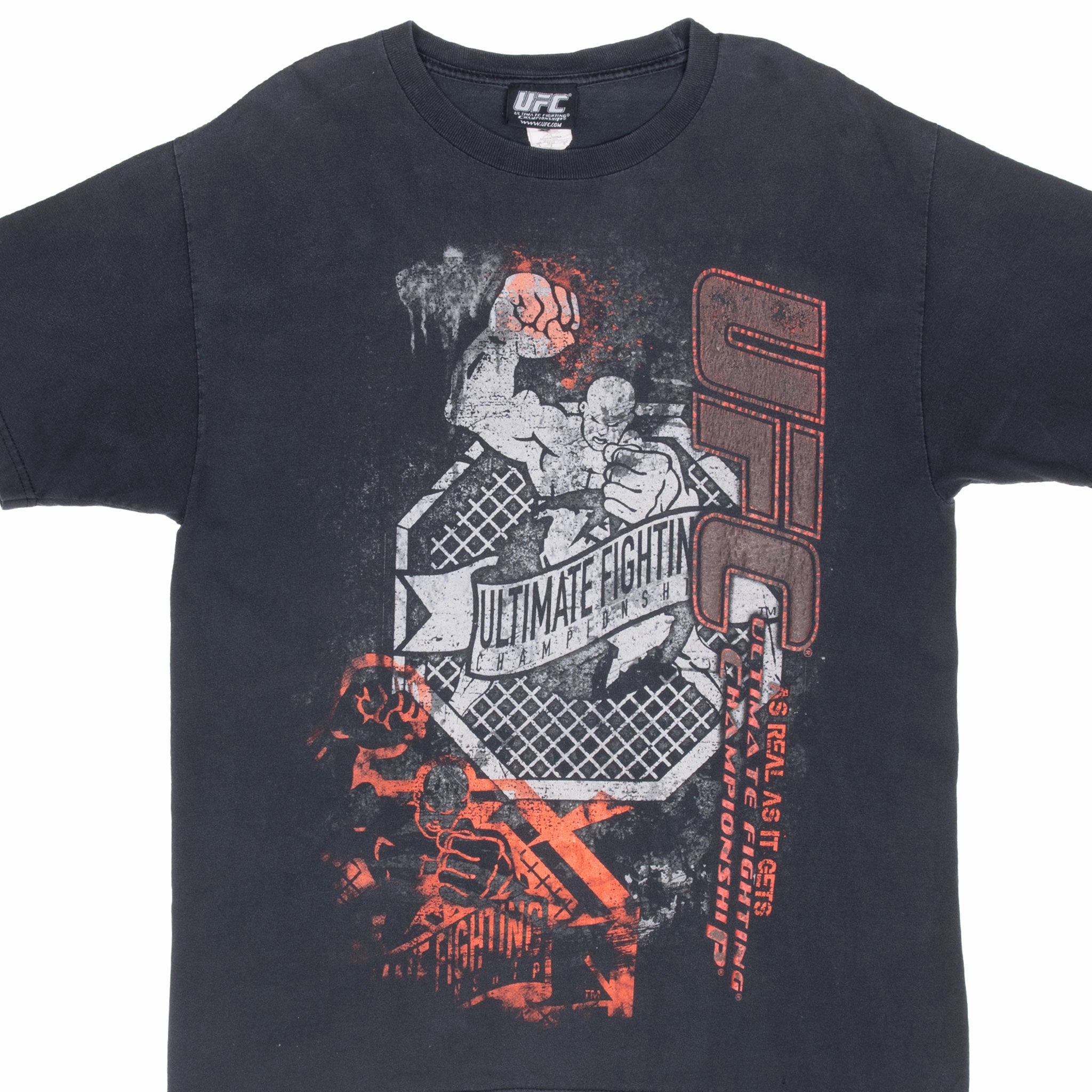 VINTAGE UFC ULTIMATE FIGHTING CHAMPIONSHIP TEE SHIRT 2000S LARGE Breathable Design