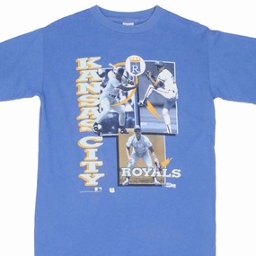 Roomy Design VINTAGE MLB KANSAS CITY ROYALS 1991 TEE SHIRT SIZE MEDIUM