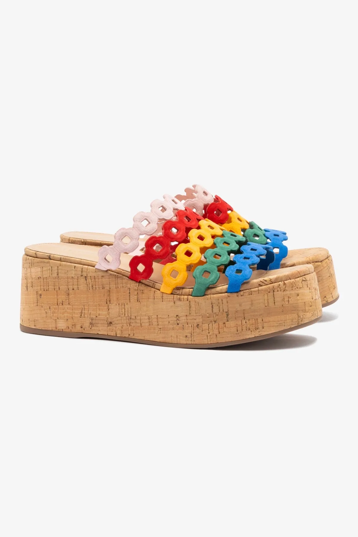 Charli Mule In Multicolor Leather Gender Neutral