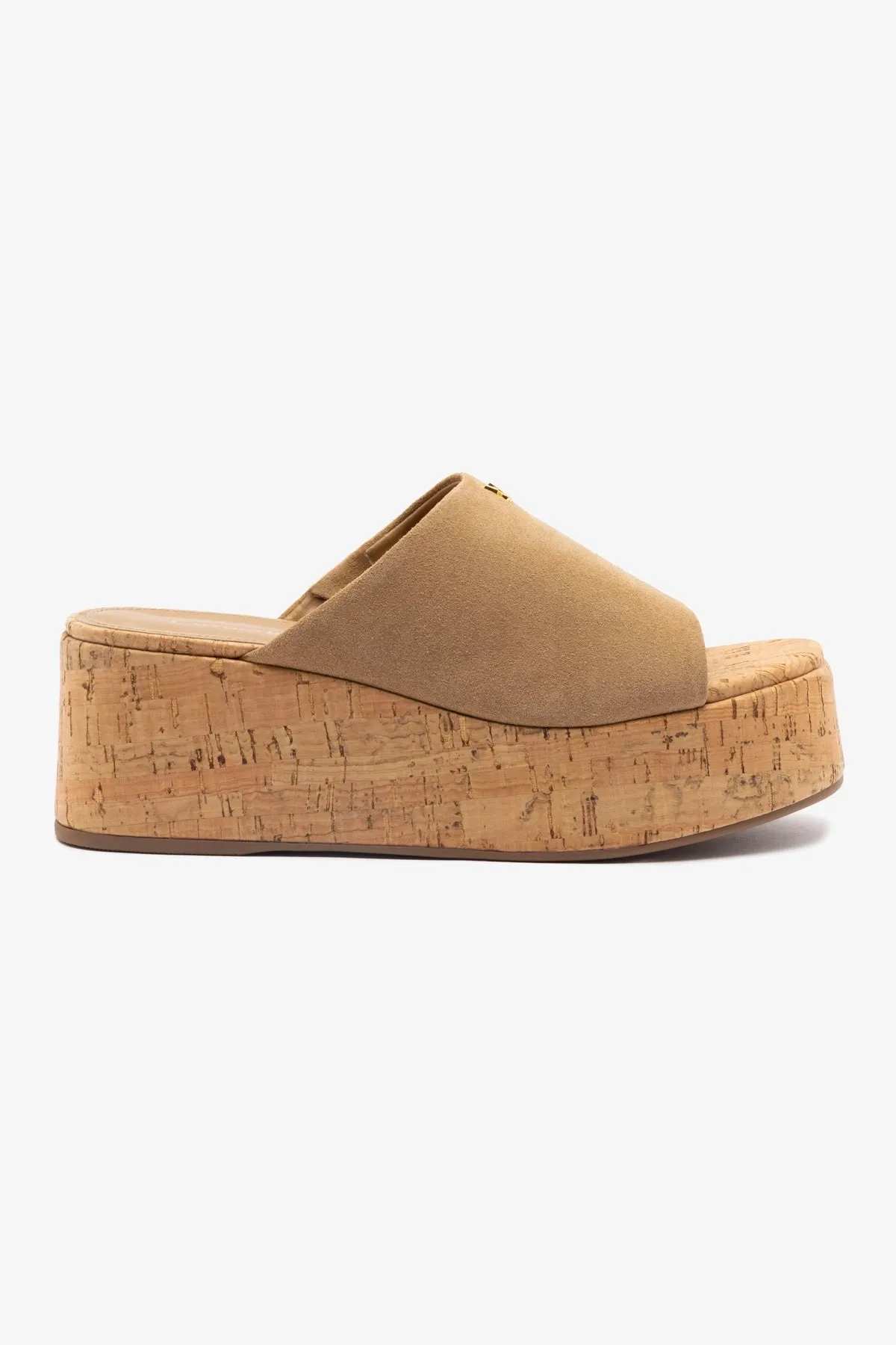 Charli Mule In Peanut Suede Instant Relax Mode Modern Living Gear