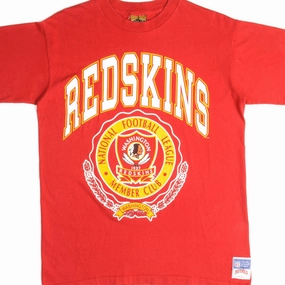VINTAGE NFL WASHINGTON REDSKINS TEE SHIRT 1990s SIZE LARGE MADE IN USA Cozy Stretch Ultimate Comfort