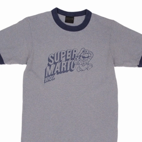 Odor Control Finish VINTAGE NINTENDO SUPER MARIO BRO TEE SHIRT 1980S SIZE SMALL MADE IN USA