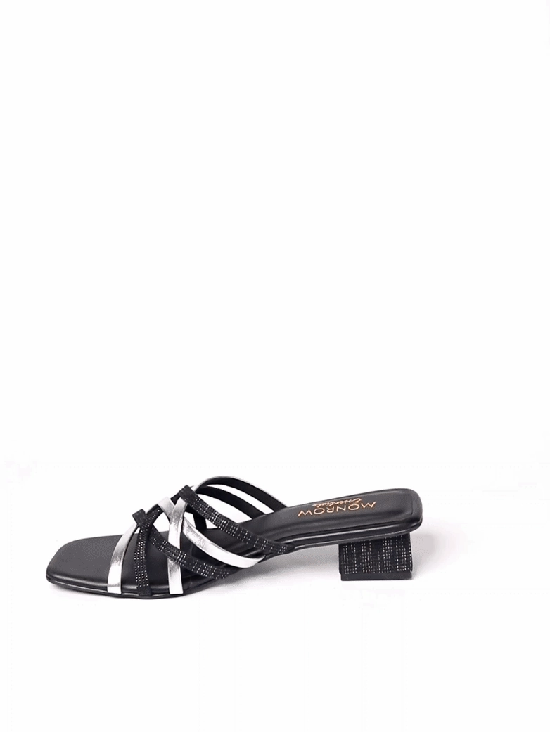 Vintage Look City Chic Genesis Black Block Heels