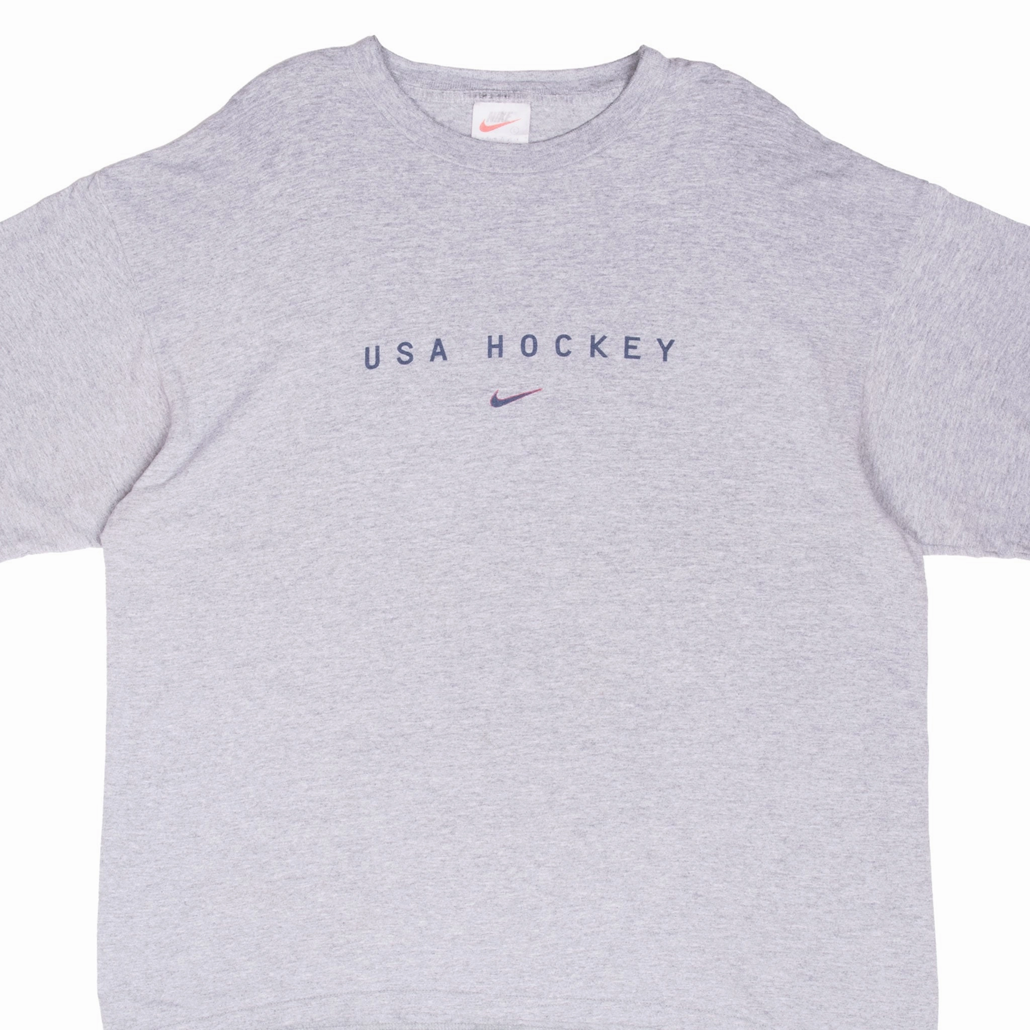 Active Layers hypoallergenic VINTAGE NIKE HOCKEY TEAM TEE SHIRT 1990S LARGE MADE IN USA