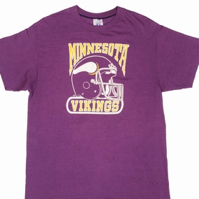 VINTAGE NFL MINNESOTA VIKINGS EARLY 1990S TEE SHIRT SIZE MEDIUM MADE IN USA Essential Wear