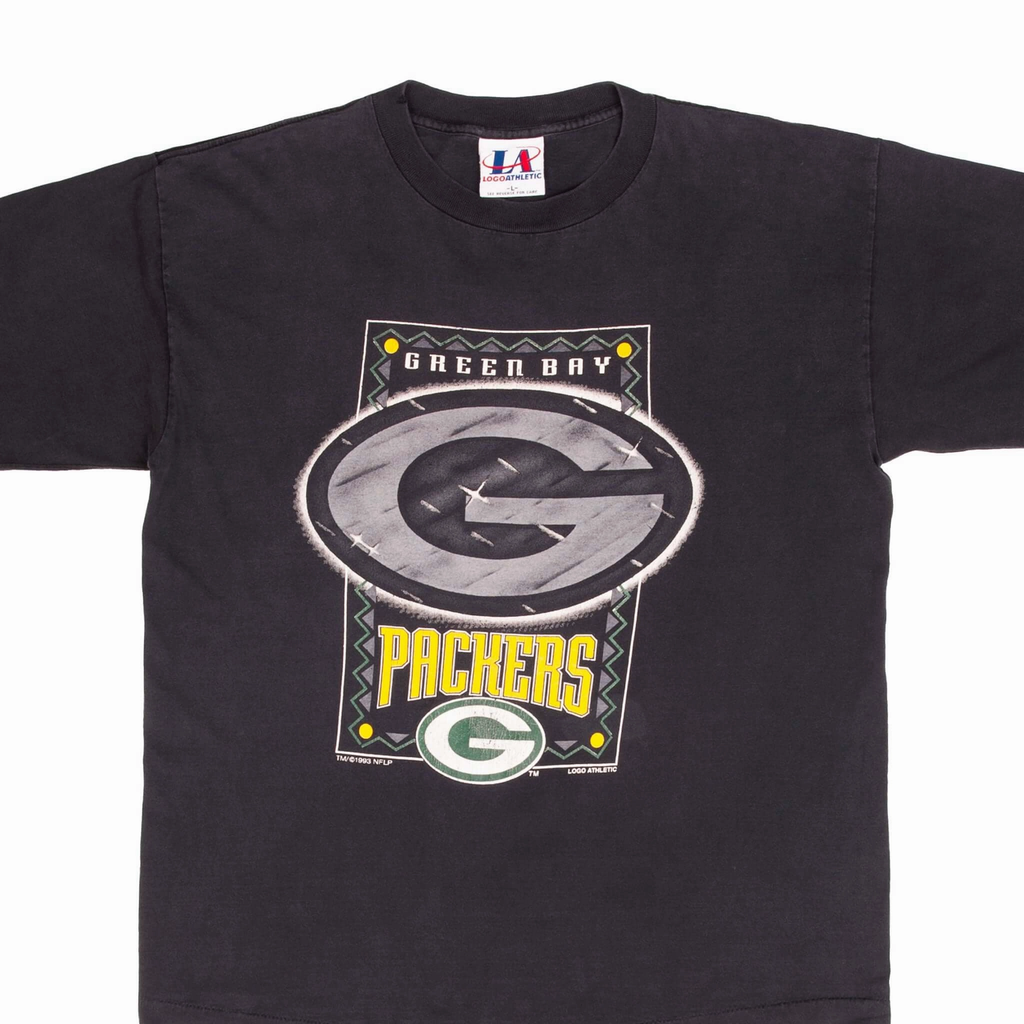 VINTAGE NFL GREEN BAY PACKERS 1993 TEE SHIRT SIZE LARGE MADE IN USA Everyday Fit Hypoallergenic fabric
