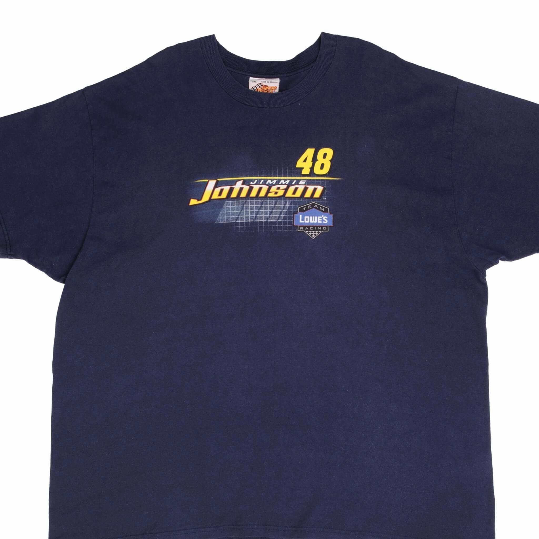 VINTAGE NASCAR JIMMIE JOHNSON TEE SHIRT 2006 SIZE 3XL NonIronTechnology Quick Comfort